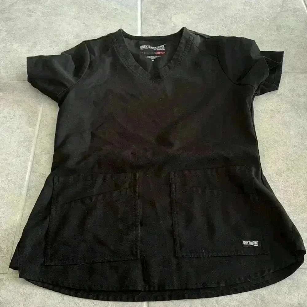 Grey’s Anatomy Black Scrub Shirt